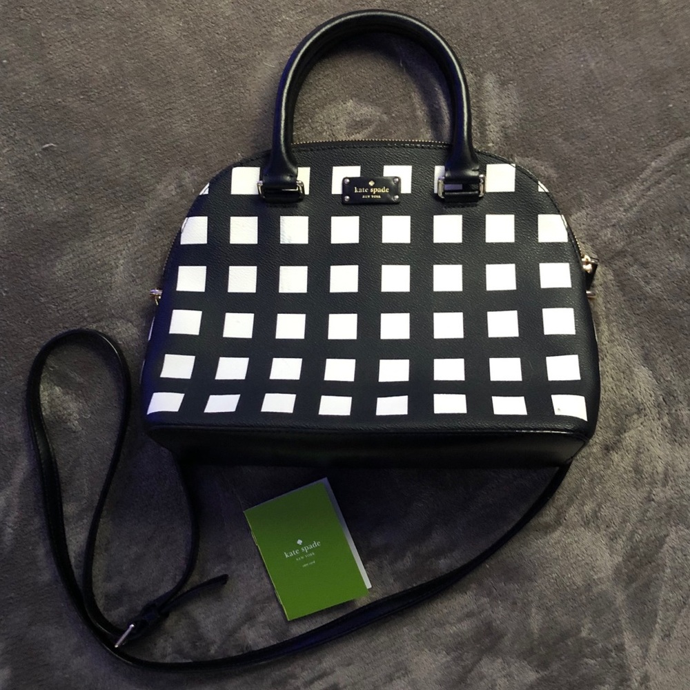 NEW Kate Spade Carli Grove Bag Purse Checkered